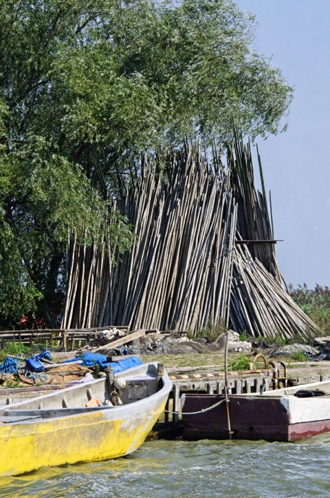 Bild: Im Hafen von Piaski am Frischen Haff.