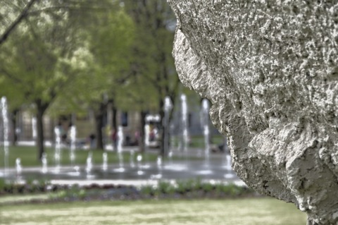 Bild: Im Park an der Herrenbreite in Aschersleben.