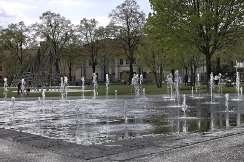 Bild: Im Park an der Herrenbreite in Aschersleben.