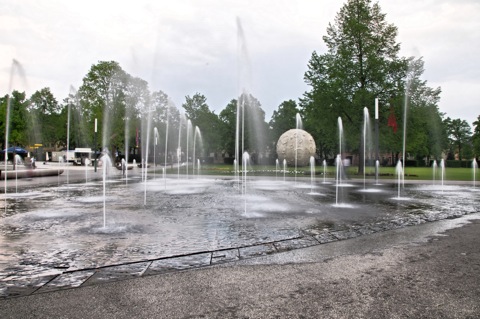 Bild: Im LaGa Park an der Herrenbreite in Aschersleben.