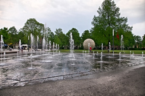 Bild: Im LaGa Park an der Herrenbreite in Aschersleben.