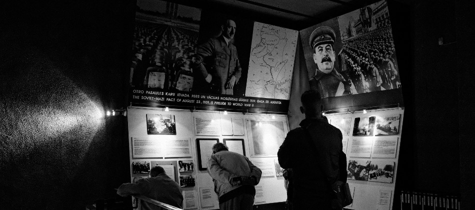 Bild: Im Okkupationsmuseum in Riga.