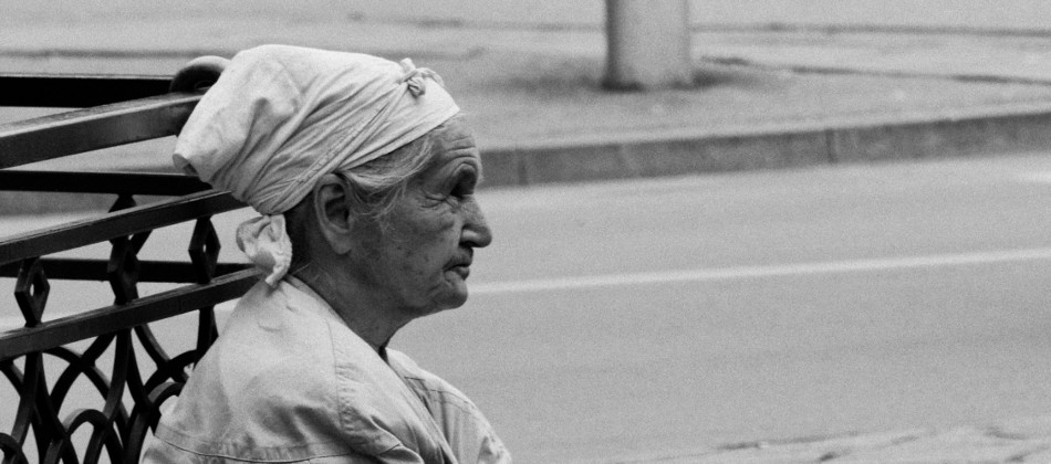 Bild: Babuschka in Kaunas.