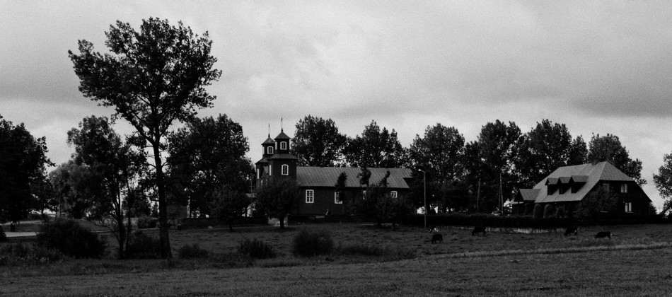 Bild: Kirche im nordöstlichen Polen kurz vor der Grenze zu Litauen.