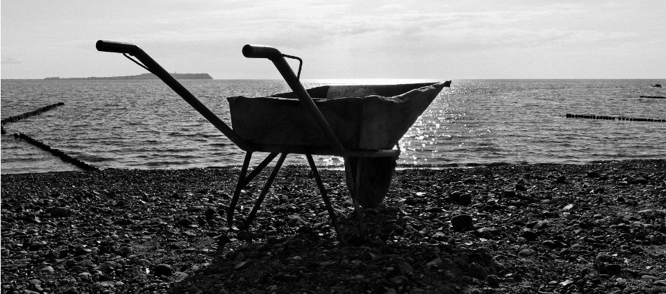 Bild: Auf dem Bug bei Dranske - Insel Rügen.