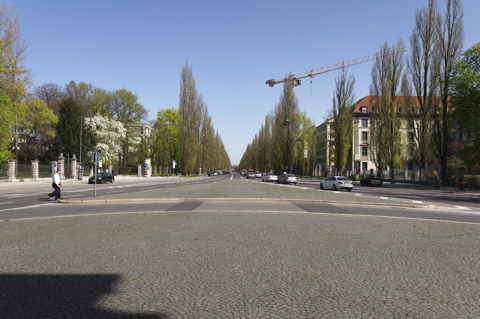 Bild: Die Leopoldstraße in Schwabing.