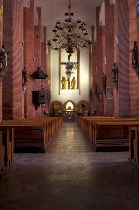 Bild: In der Nikolaikirche zu Elbląg - früher Elbing.