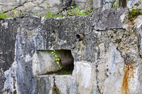 Bild: Der Wehrmachtsbunker bei Filipow zwischen Suwalki und Mragowo.