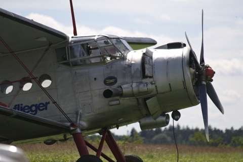 Bild: Impressionen vom Fly In 2011 in der Flugwerft Schleißheim.