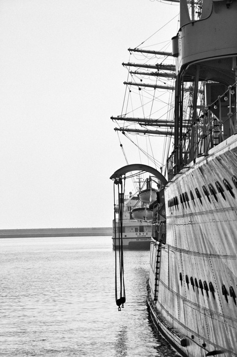 Bild: Im Hafen von Gdynia.