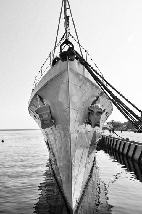 Bild: Im Hafen von Gdynia.