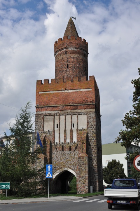 Bild: Historisches Stadtor in Gryfino - Greifenhagen.