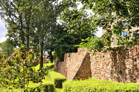 Bild: Reste der historischen Stadtmauer von Gryfino - Greifenhagen.