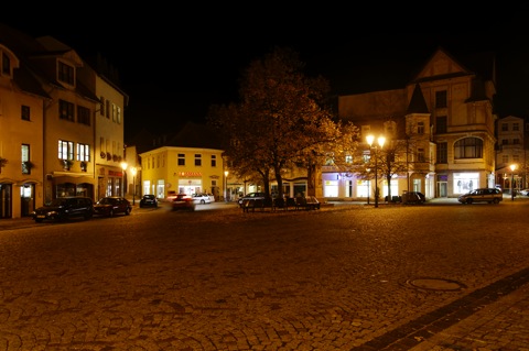 Bild: Auf dem Markt von Hettstedt.