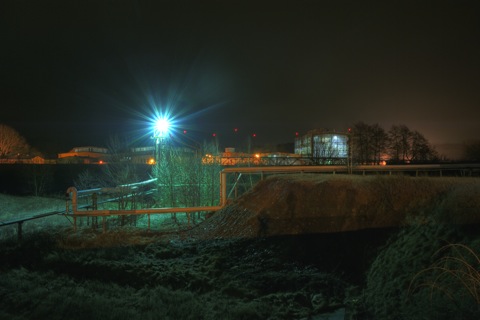 Bild: Die Kupfer-Silber-Hütte bei Hettstedt als High Dynamic Range Foto -HDR. NIKON D700 mit  CARL ZEISS Distagon T* 2,8/25 ZF.