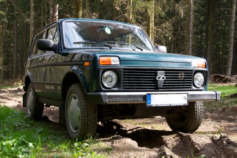 Bild: Mit dem LADA NIVA TAIGA auf Fototour um Walbeck und Umgebung.