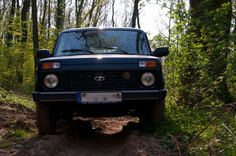 Bild: Mit dem LADA NIVA TAIGA auf Fototour um Walbeck und Umgebung.