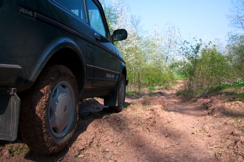 Bild: Mit dem LADA NIVA TAIGA auf Fototour um Walbeck und Umgebung.