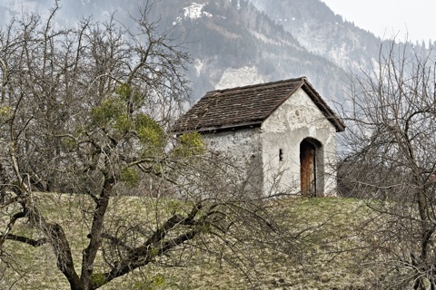 Bild: Impressionen aus Maienfeld im Kanton Graubünden in der Schweiz.