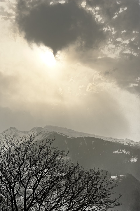 Bild: Impressionen aus Maienfeld im Kanton Graubünden in der Schweiz.