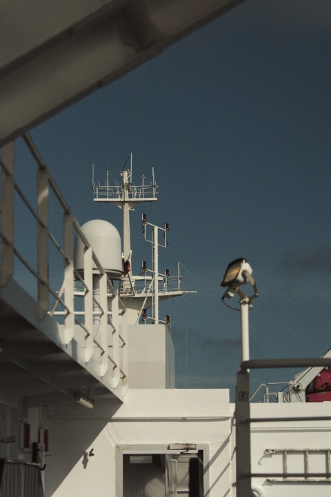 Bild: Unterwegs auf dem Fährschiff SASSNITZ auf der Linie Sassnitz-Trelleborg-Sassnitz.