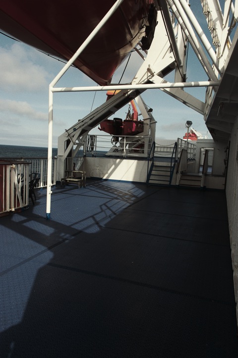 Bild: Unterwegs auf dem Fährschiff SASSNITZ auf der Linie Sassnitz-Trelleborg-Sassnitz.