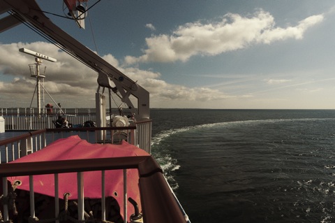 Bild: Unterwegs auf dem Fährschiff SASSNITZ auf der Linie Sassnitz-Trelleborg-Sassnitz.