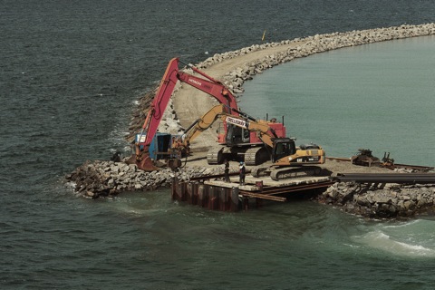 Bild: Im Hafen von Trelleborg (Südschweden).