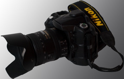 Bild: Die digitale Spiegelreflexkamera Nikon D90.