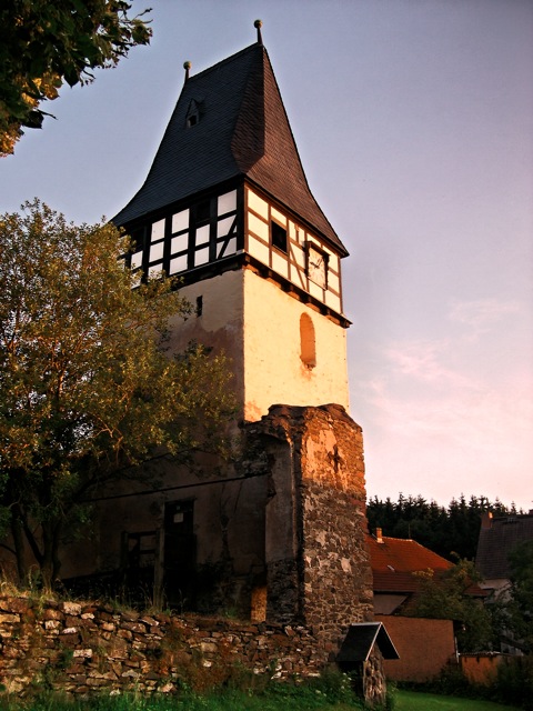 Bild: Die Dorfkirche zu Abberode, Mansfeld-Südharz.