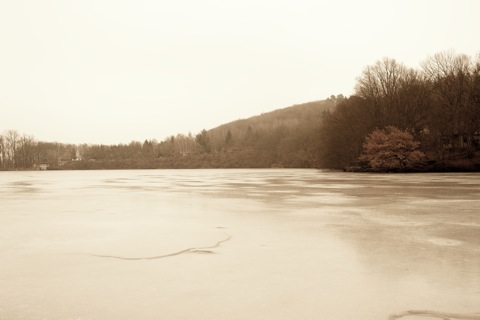 Bild: Am Vatteröder Teich am Vormittag des 21.12.2102.