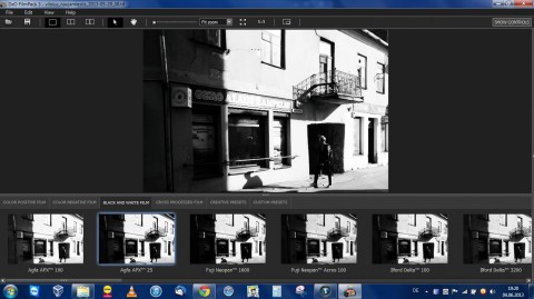 Bild: DxO FilmPack 3 Professional unter Windows 7 Professional 64 Bit auf dem Acer Aspire One 756. Klicken Sie auf das Bild um es zu vergrößern.