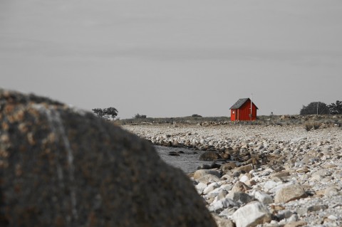 Bild: Nachmittags im Hafen von Byxelkrog auf der Insel Öland. NIKON D700 und AF-S NIKKOR 24-120 mm 1:4G ED VR.