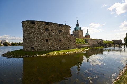 Bild: Ein Spaziergang um das Schloss von Kalmar in der historischen Provinz Småland. NIKON D300s und SIGMA 10-20mm F4.0-5.6 EX DC / HSM.