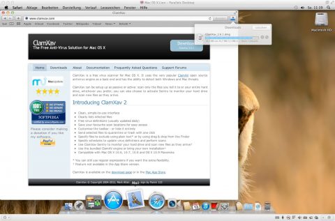 Bild: Download von ClamXav.