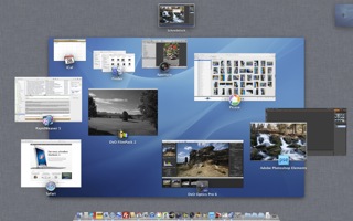 Bild: Mac OS X 10.7 LION mit diversen Anwendungen zur Bearbeitung von Digitalfotos.
