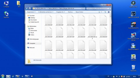 Bild: Ohne den NIKON RAW Codec zeigt Microsoft Windows die Rohdaten von NIKON Kameras nicht an.