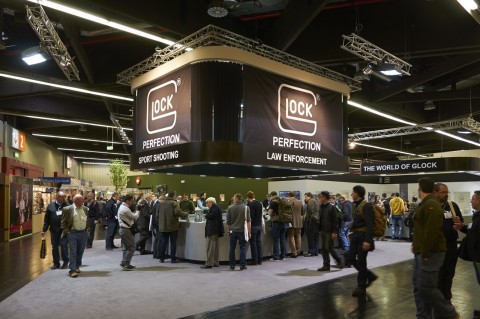 Bild: Stand der Firma Glock aus dem österreichischem Deutsch-Wagram.