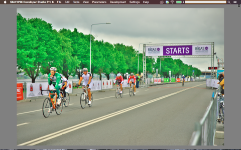 Bild: SILKYPIX Developer Studio Pro 6 unter Mac OS X 10.10 Yosemite Beta.