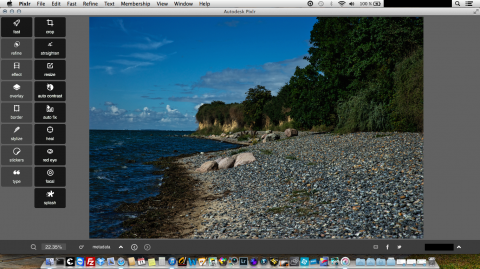 Bild: In Pixlr Desktop unter Mac OS X 10.9.4 importierte und nachbearbeitete NEF RAW Datei einer NIKON D700.