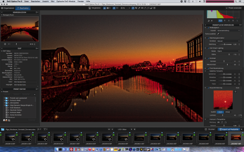 Bild: DxO Optics Pro 9.5 ELITE läuft unter Mac OS X 10.10 Yosemite problemlos. 