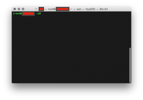Bild: Unter OS X und Linux kann man sich mit einem Terminal direkt auf seinen Server einloggen.