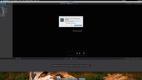 Bild: Beim ersten Start von DxO Optics Pro 10 Elite erkennt das Programm ein installiertes Adobe Photoshop Lightroom CC und bietet die Installation eines entsprechenden Plugin an.