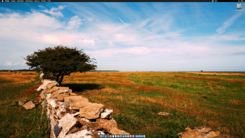 Bild: Der Desktop von OS X 10.11 El Capitan ist für Nutzer von OS X 10.10 Yosemite vertraut.