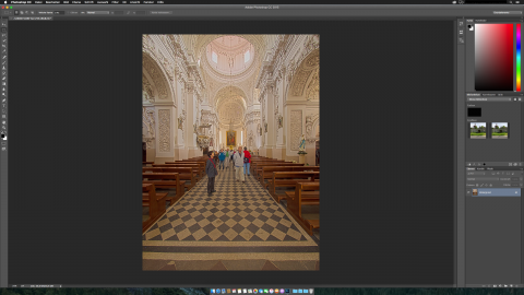 Bild: Adobe Photoshop CC unter OS X 10.11 El Capitan.