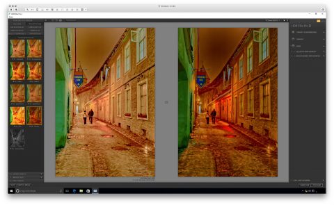 Bild: Google Nik Collection - HDR Efex 2 unter Windows 10. Links das Originalfoto im Format JPEG. Rechts das nachbearbeitete Foto im Format JPEG.
