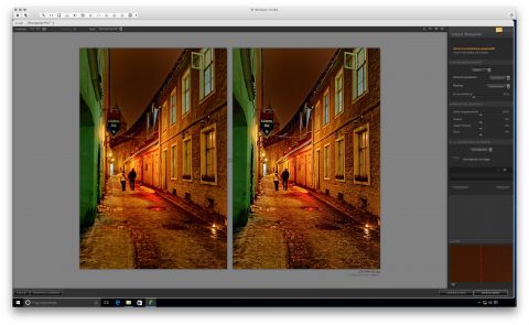 Bild: Google Nik Collection - Sharpener Pro 3 unter Windows 10. Links das Originalfoto im Format JPEG. Rechts das nachbearbeitete Foto im Format JPEG.