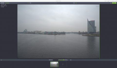 Bild: Die Software Photolemur 1.0 unter macOS 10.12.04. Das unbearbeitete Foto im RAW Format.