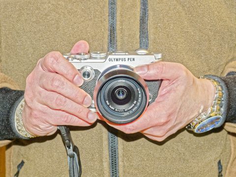 Bild: Die kompakte spiegellose Systemkamera OLYMPUS PEN-F.