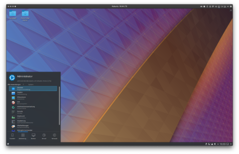 Bild: Unter Kubuntu 18.04 LTS lassen sich Programme ganz einfach über Discover installieren.
